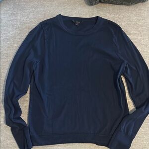 J. Crew Women’s Navy Sweater-Cashmere Size Medium